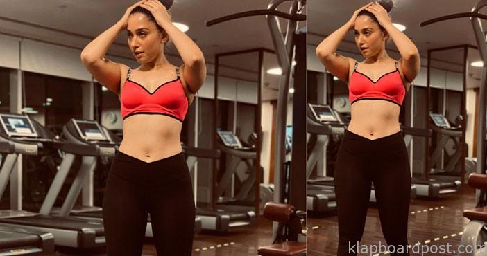 Tamanna latest workout pic