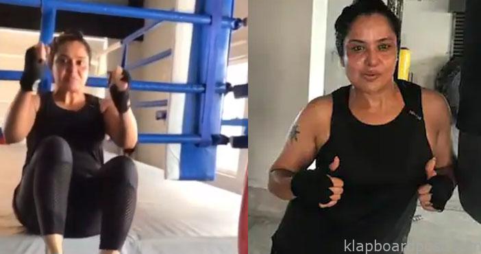 ప్రగతి న్యూ వర్కౌట్ వీడియో వైరల్ 1 Actress pragathi post her w