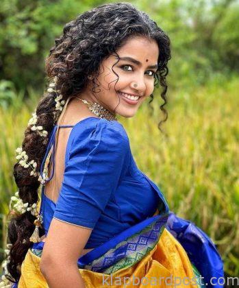 Anupama Parameswaran Looks Stunning in Saree 4