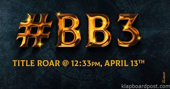 BB3 official title announce