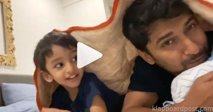 Nani his son arjun fights