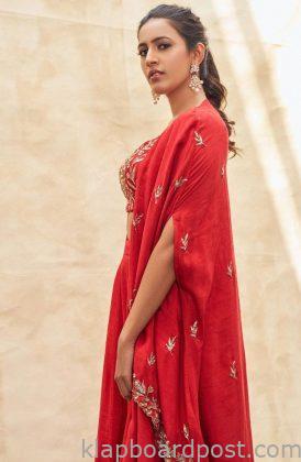 Niharika Konidela Looks Stunning In Red 3