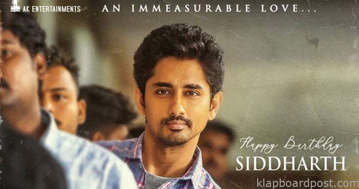 Siddharth first look from