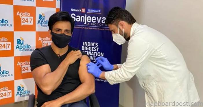 Sonu Sood launches Sanjeevani vaccination drive