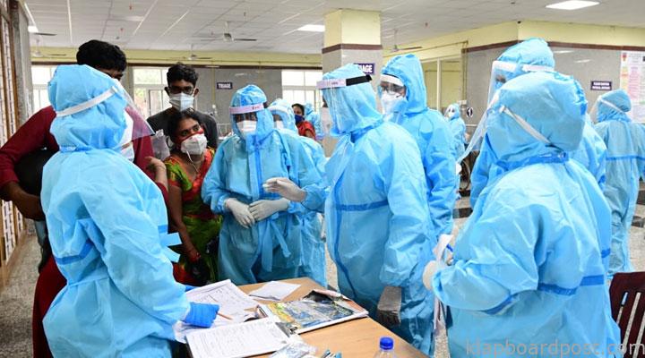 MP Vijayasaireddy inspected the corona ward