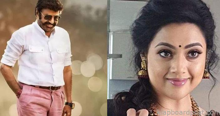 బాలకృష్ణ సినిమాలో మీనా.. పాత్ర ఇదేనట! 1 Meena act in balakrishna go
