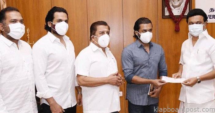 కోవిడ్ బాధితుల కోసం సూర్య బ్రదర్స్ కోటి విరాళం 1 Surya Brothers donate one c