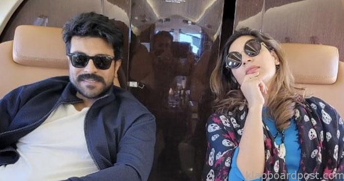 Charan-Upasana off to celebrate wedding anniversary