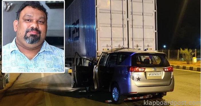 Kathi mahesh injured in car
