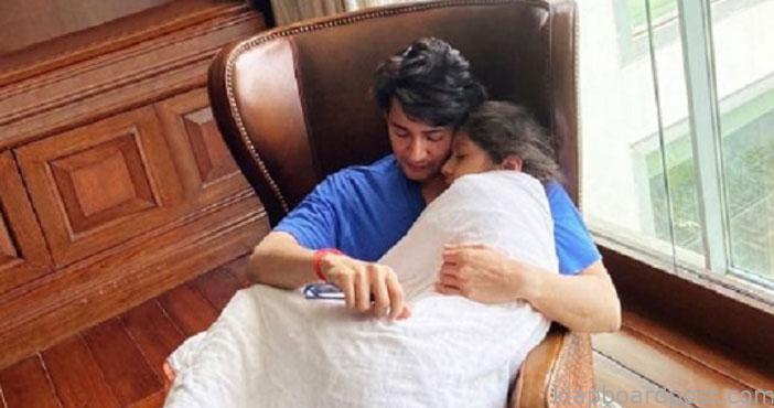 Mahesh Babu and Sitara Late