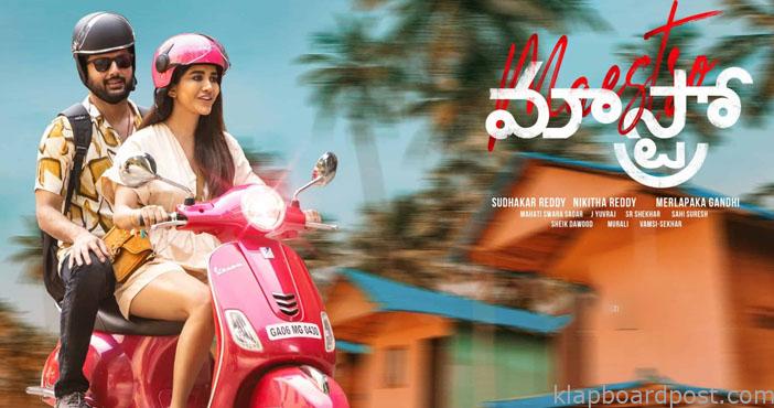 Nithiin restarts the shoot of Maestro in Hyderabad