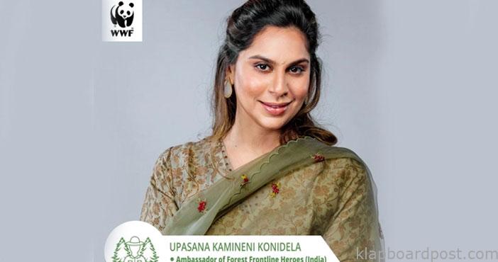 Upasana is india ambassador