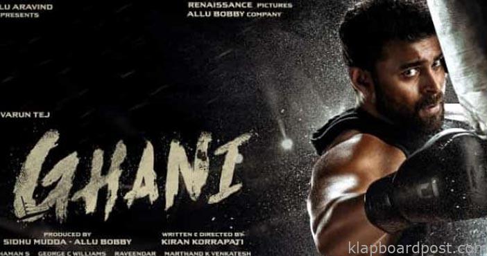 A gritty climax of Ghani being shot in full flow