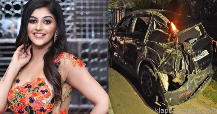 Actress, Yashika Anand suffers a major car accident
