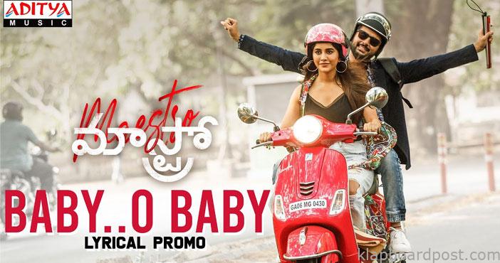 నితిన్ మూవీ మాస్ట్రో నుంచి సాంగ్ ప్రోమో విడుదల 1 Nithin movie mastro song pr