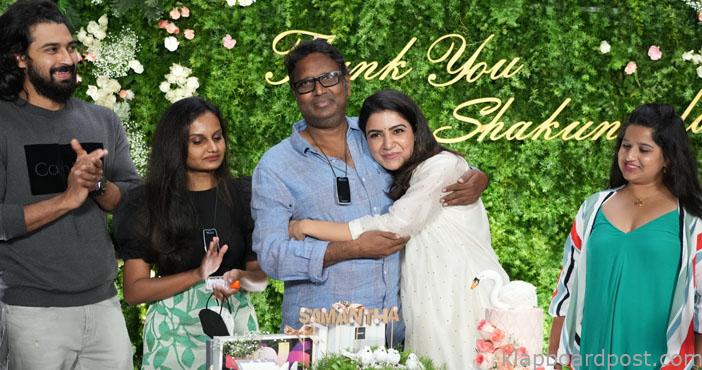 Samantha gets emotional after wrapping up Shakuntalam 1 Samantha gets emotional after wrapping up Shakuntalam