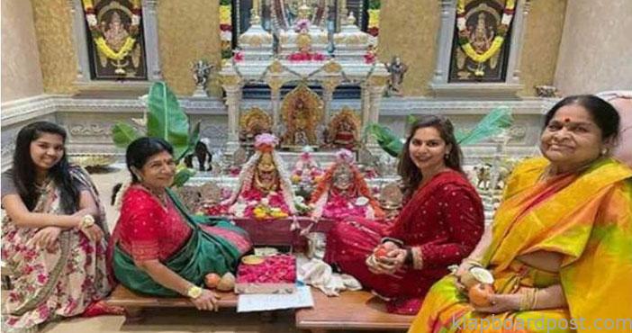 మెగా ఫ్యామిలీ 'వరలక్ష్మీ' వత్రం.. ఫొటోలు వైరల్ 1 upasana shares varalakshmi