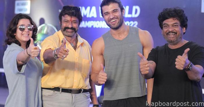 Balakrishna Visits Sets Of Vijay Deverakonda’s LIGER 