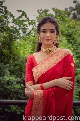 Keerthy Suresh Looking Beautiful In Red 3