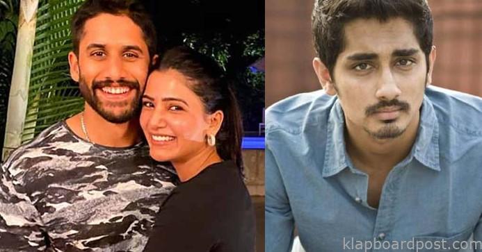 Sam's statement, Siddharth's tweet add masala to Chay-Sam's issue