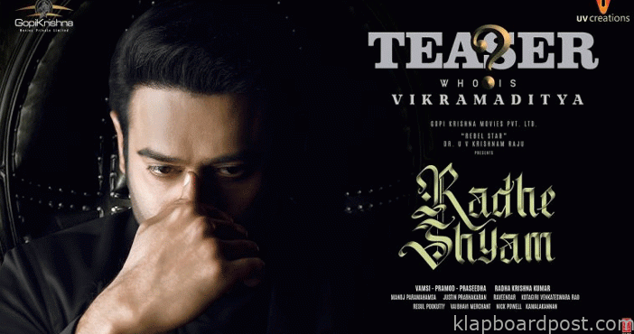 prabhas radheshyam teaser o