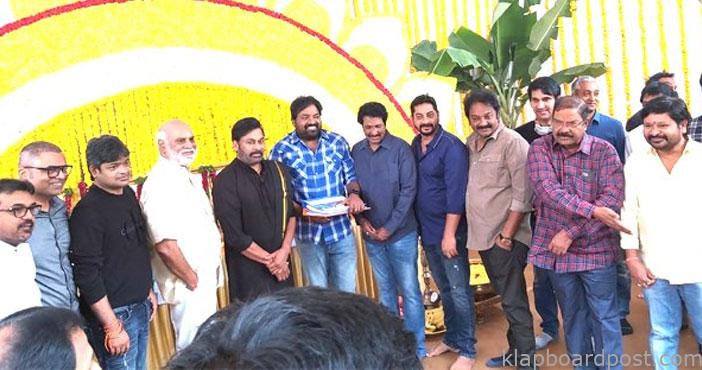 చిరంజీవి 'భోళా శంకర్' షురూ 1 Bhola shankar movie launch