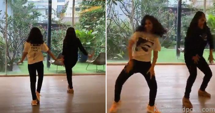 యానీ మాస్టర్తో సితార డ్యాన్స్ వీడియో వైరల్ 1 Sitara and anee master danc