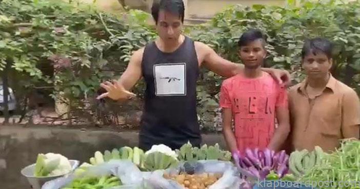 తాజా కూరగాయల డెలివరీ కోసం నాకు ఆర్డర్ చేయండి: సోనూసూద్ 1 Sonu sood helps boy sells v