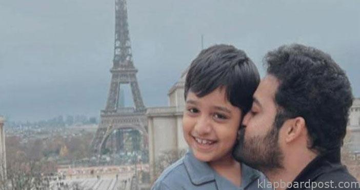 ntr shares photo with his s