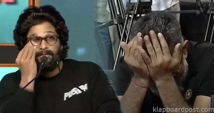 సుకుమార్ లేకపోతే నేను లేను: అల్లు అర్జున్ 2 Allu arjun get emotional at