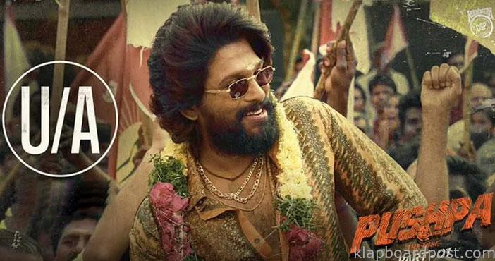 'పుష్ప' సెన్సార్ పూర్తి 1 Pushpa censored with u a ce