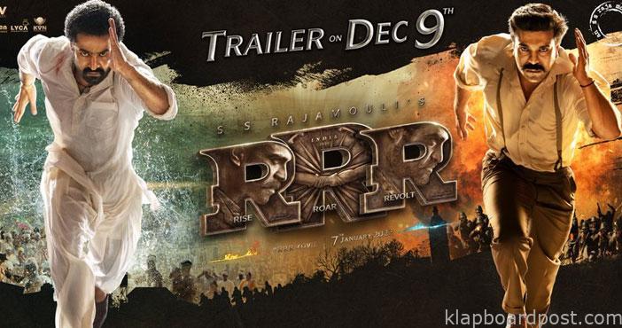 RRR movie trailer on decemb 1