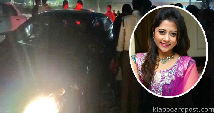 Serial actress lahari car h