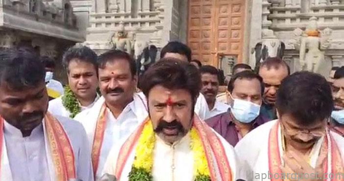 యదాద్రి ఆలయంలో 'అఖండ' మూవీ యూనిట్ 1 balakrishna 1