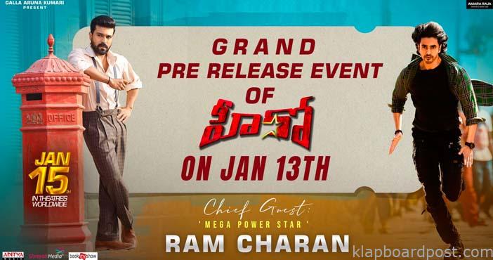 Not Mahesh but Ram Charan to promote HERO