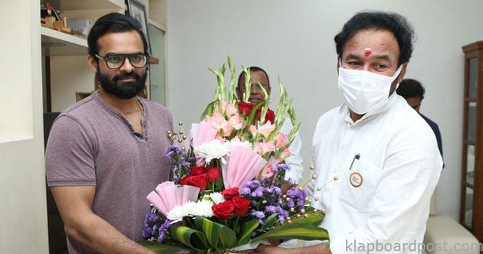 సాయిధరమ్ తేజ్ను పరామర్శించిన మంత్రి కిషన్ రెడ్డి 1 Union Minister Kishan Reddy