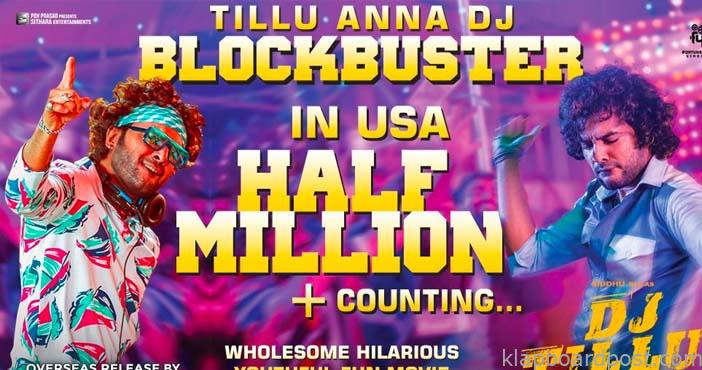 DJ Tillu crosses half million in the US