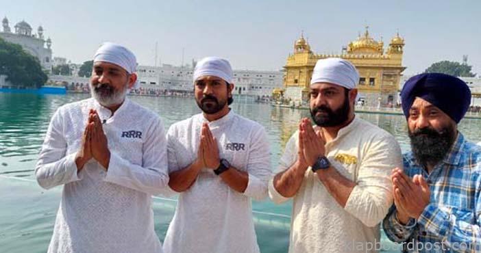 RRR team visits the iconic Golden Temple in Amritsar