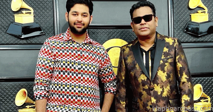 AR rahman selfie with son a