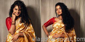 Anupama Parameswaran Looks Stunning In Saree