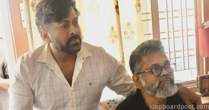 సినీ దర్శకుడు సుకుమార్తో ఫొటోలు దిగి పోస్ట్ చేశారు 1 Chiranjeevi with director s