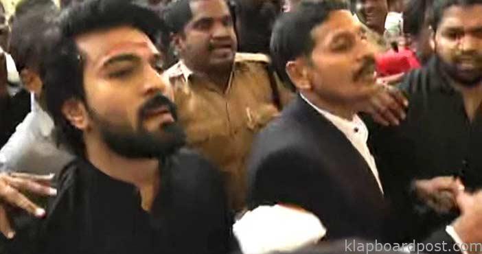 ఇంద్రకీలాద్రి అమ్మవారిని దర్శించుకున్న రామ్చరణ్... ఫ్యాన్స్ గందరగోళం.. 1 Ram charan visits indrakeel