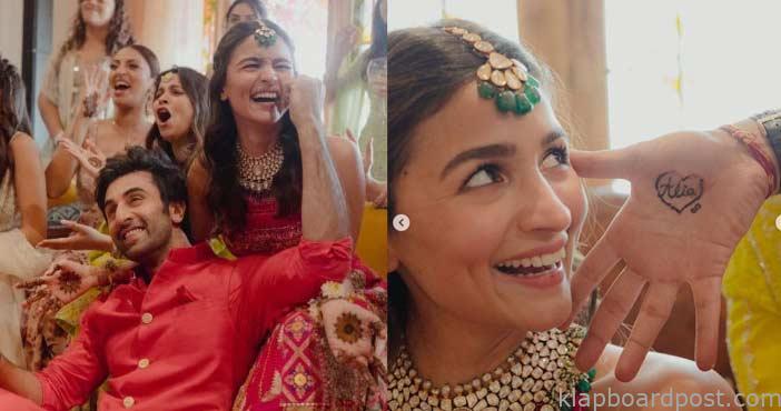 Ranbir alia mehendi functio