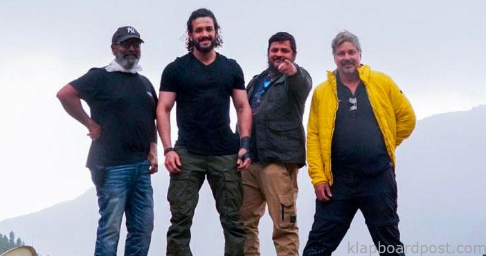 Akhil shooting for Agent in Manali