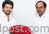 Tamil star Vijay meets CM KCR Tamil Star Vijay Meets CM KCR