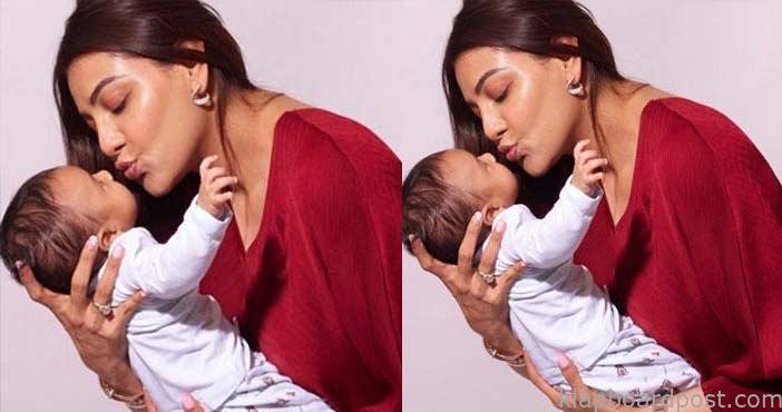 Kajal shares son neil kitch