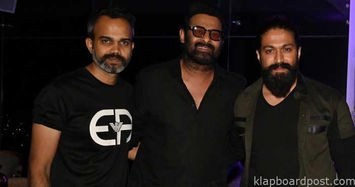 Prabhas and Yash at Prashan