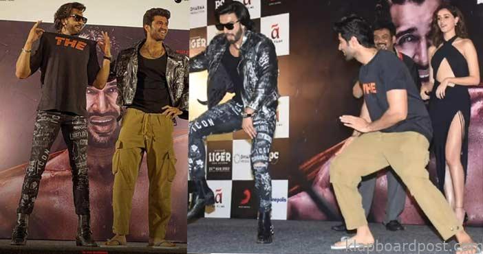 Ranveer singh comments on V