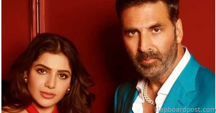 'ఊ అంటావా' పాటకి.. అక్షయ్ సమంత డ్యాన్స్ ..వీడియో వైరల్ 1 Samantha Akshay Kumar Dance