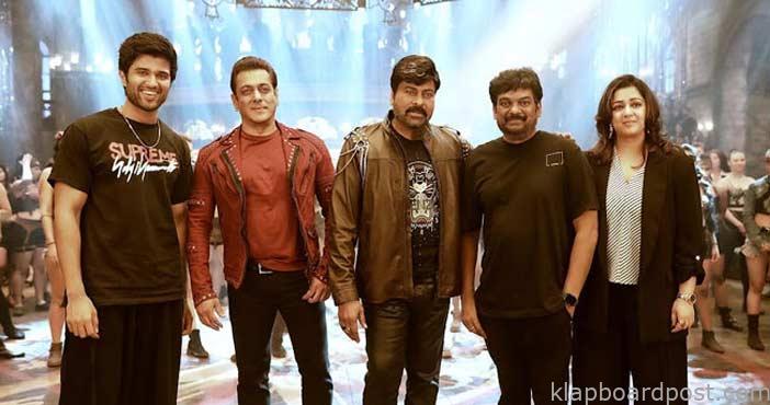 Liger teen with Chiranjeevi